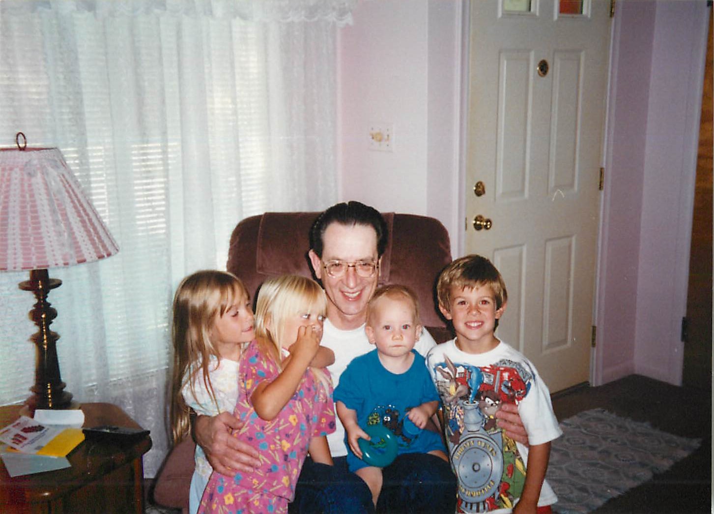 Papa with his grandchildren